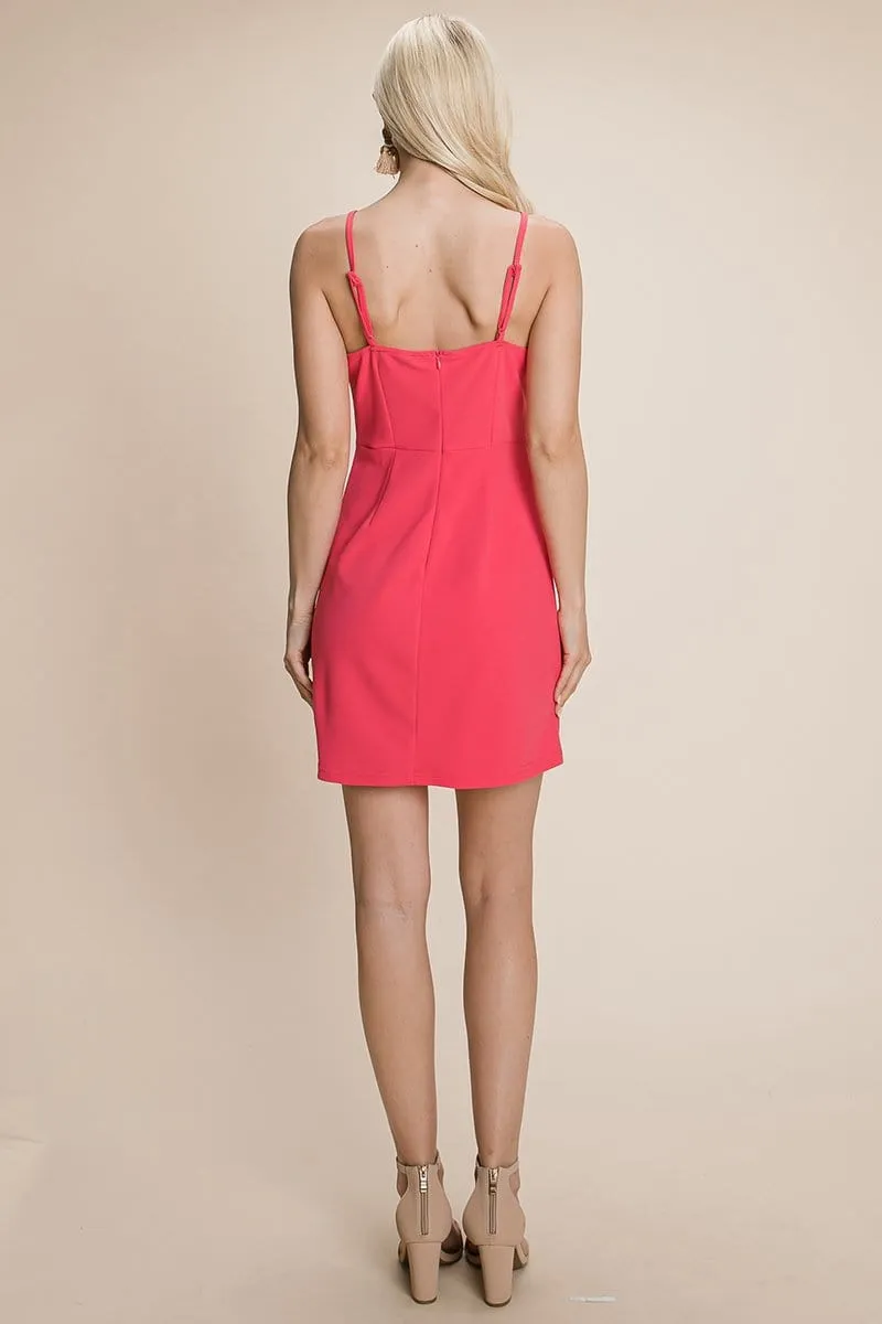 Tie Knot Bust Mini Dress